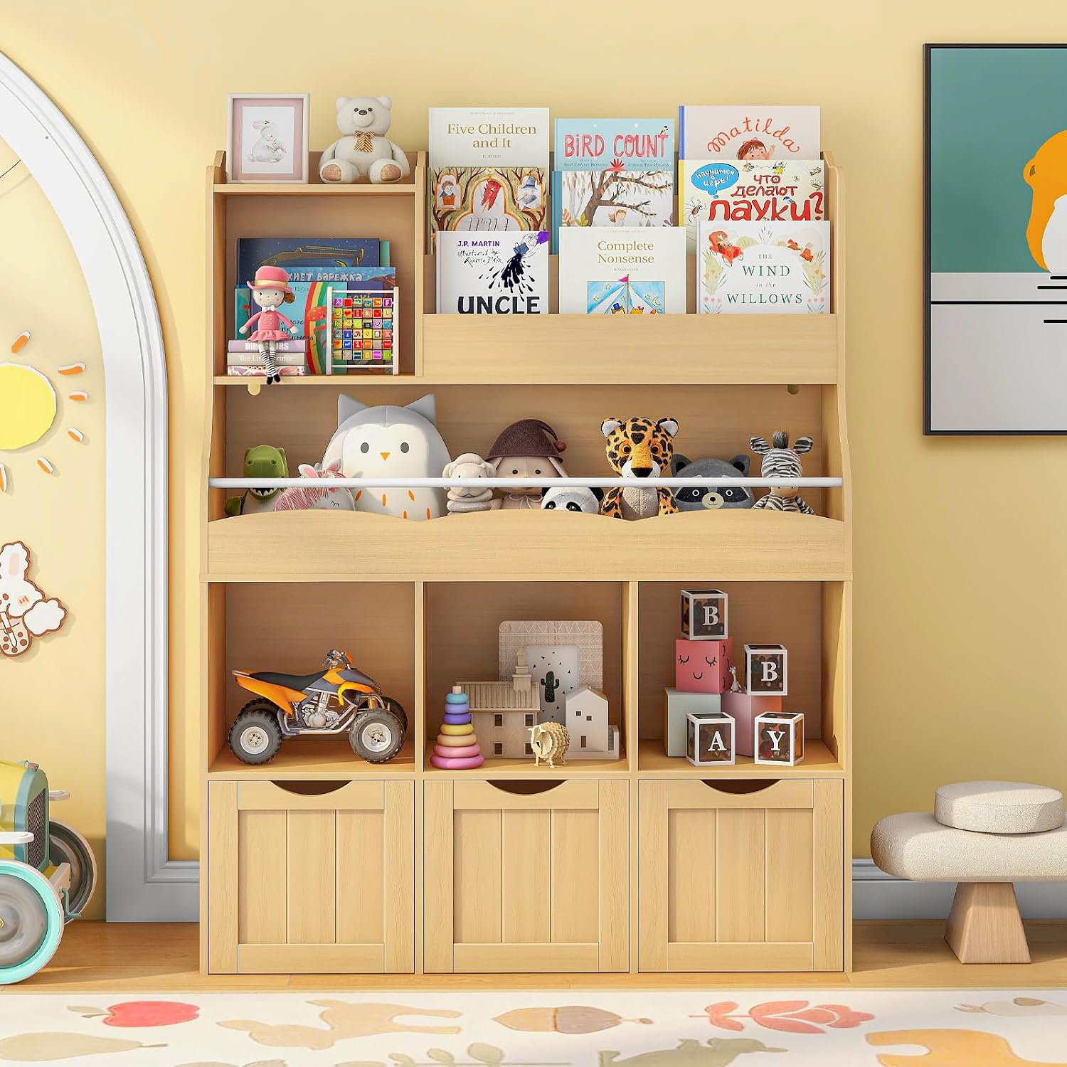 Kids Toys Drawers - Étagère à livres pour enfants en