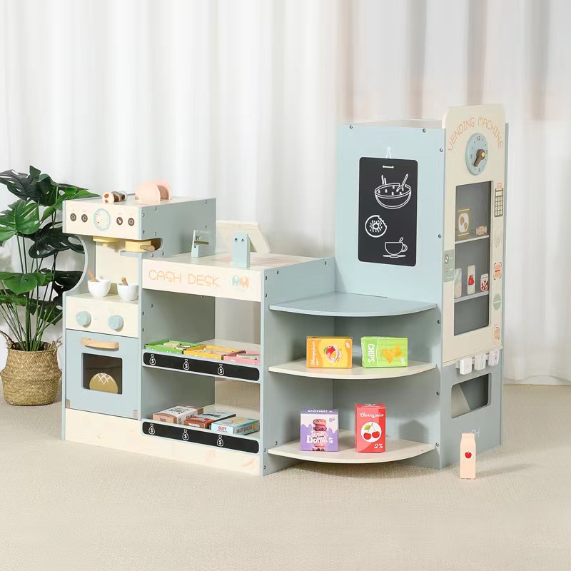 Kids Toys Vending Machine - Ensemble de jeu de supermarché en