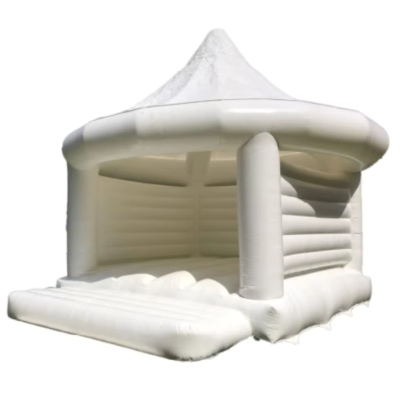 Kids Toys And Games - Château gonflable blanc pour mariage, jeux