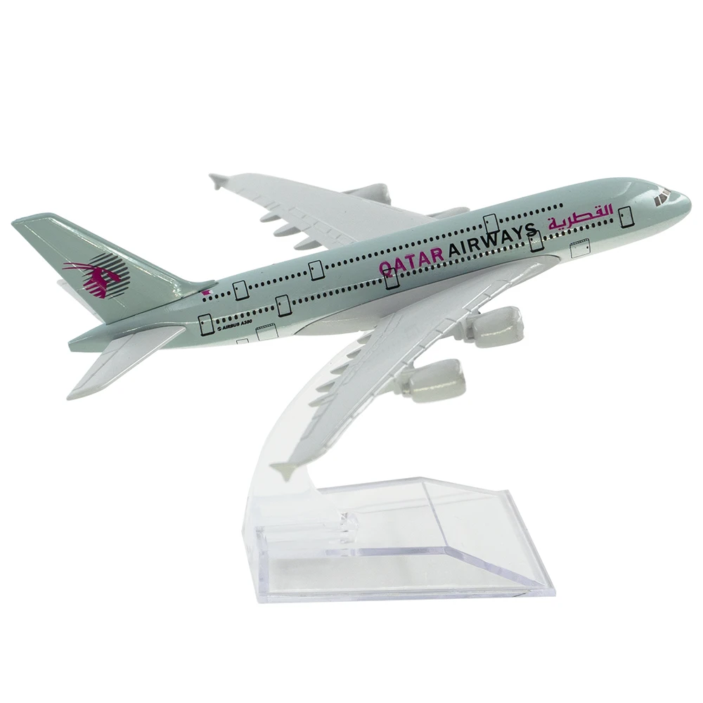 Kids Toys Qatar - Modèle d'avion Airbus a380 Qatar Airways,