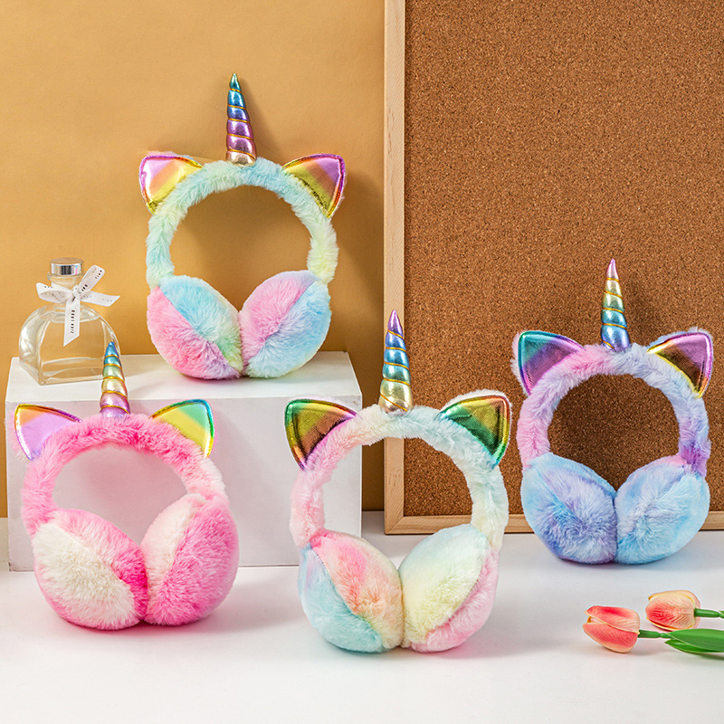 Unicorn Stuffed Toy - Oreillette moelleuse en peluche douce pour