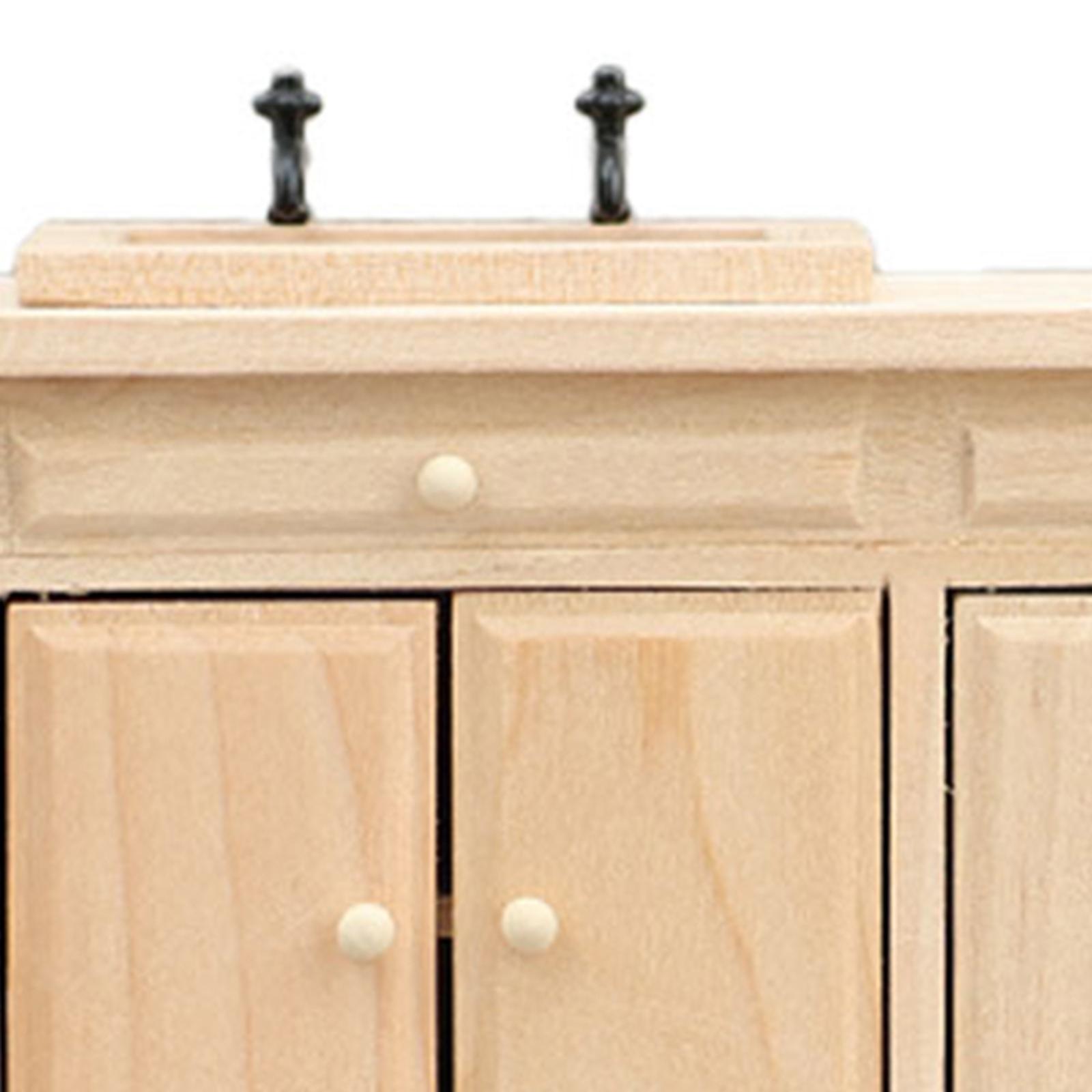 Kids Toys Drawers - Mini maison de poupée portable, meubles