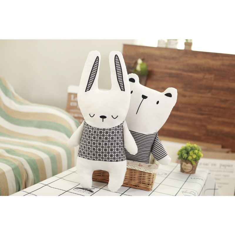 Unicorn Stuffed Toy - Poupée en coton rembourrée, lapin, ours,
