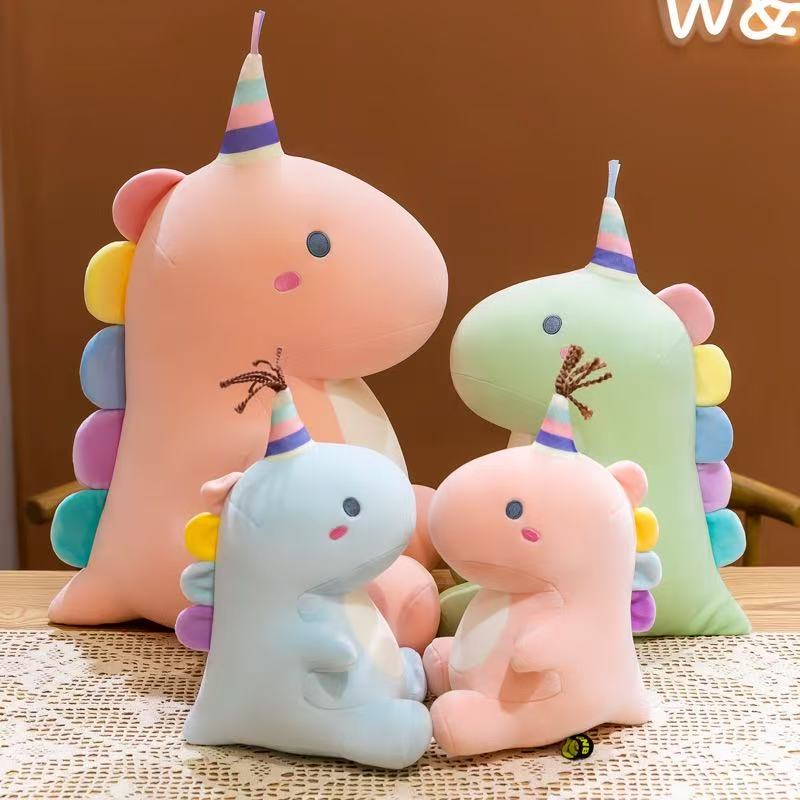 Unicorn Stuffed Toy - Jouet en peluche dinosaure bonbon, poupée