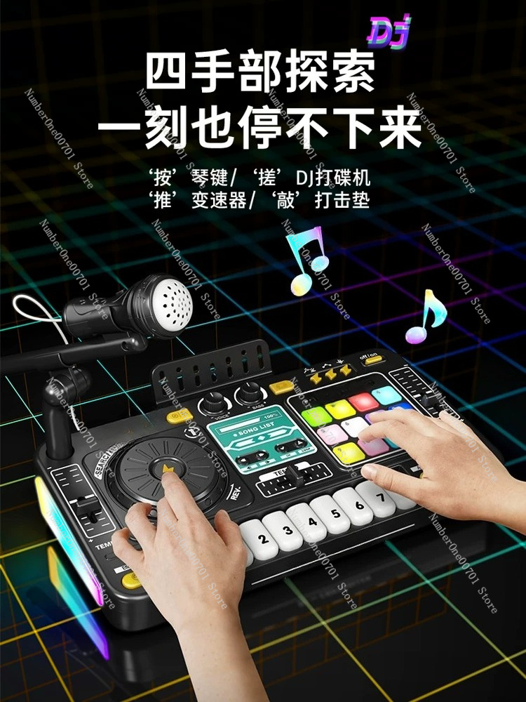 Kids Toys And Games - Jouet piano DJ pour enfants, clavier