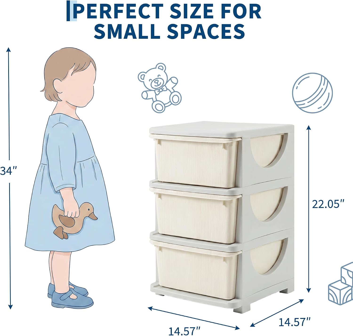 Organisateur de rangement pour - Kids Toys Drawers avis et prix