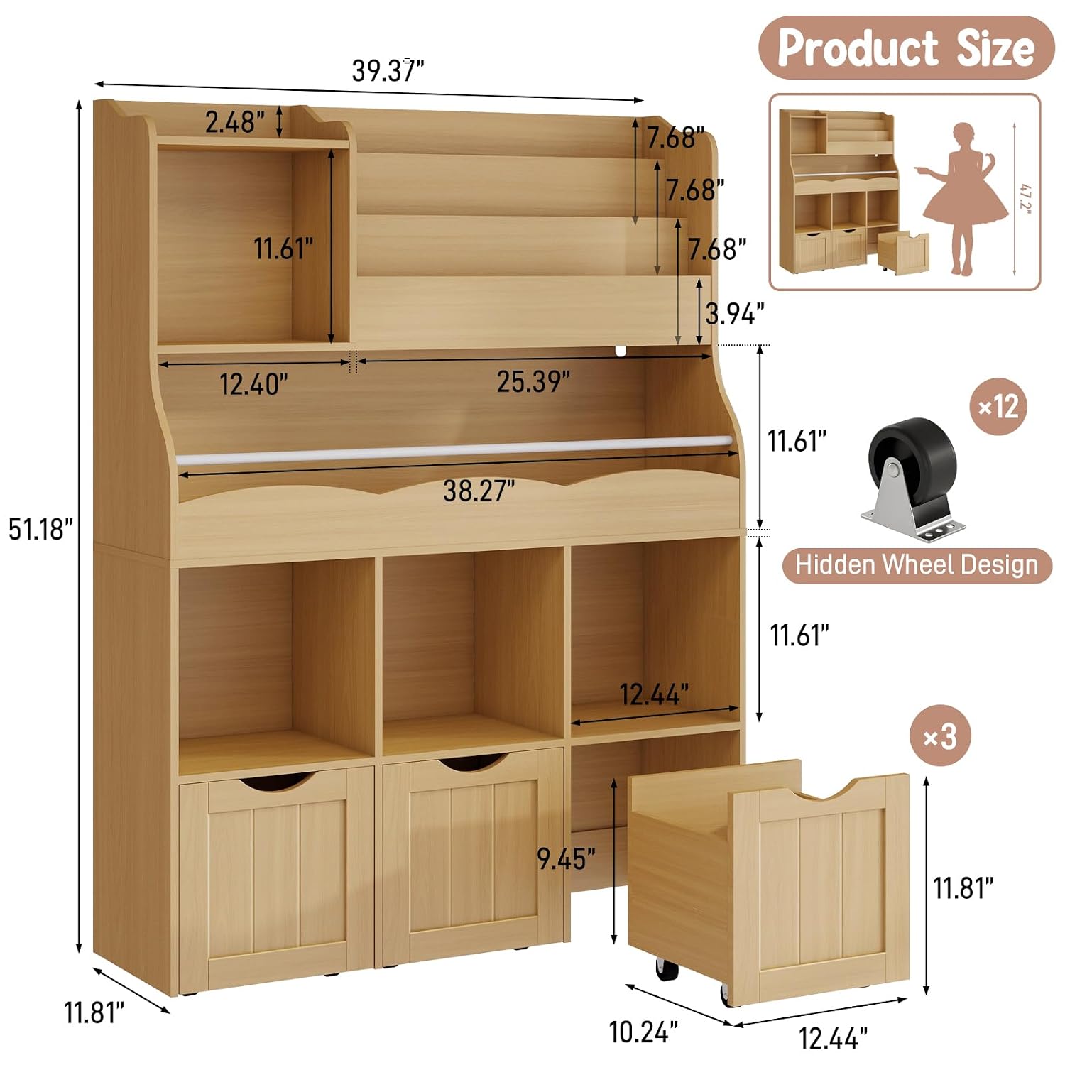 Étagère à livres pour enfants  - Kids Toys Drawers avis et prix