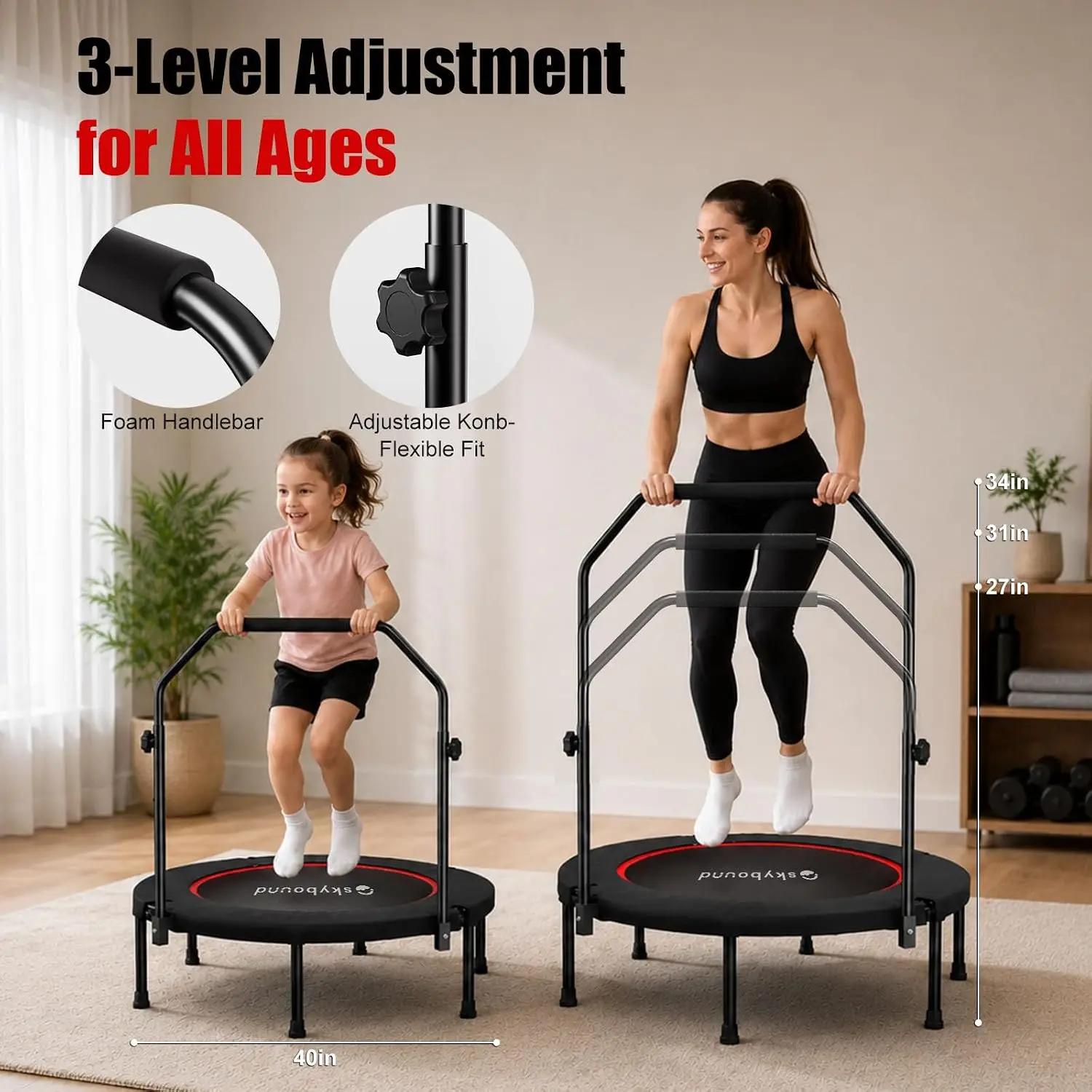 Trampoline de rebond pour adul - Trampoline Mini Indoor avis et prix