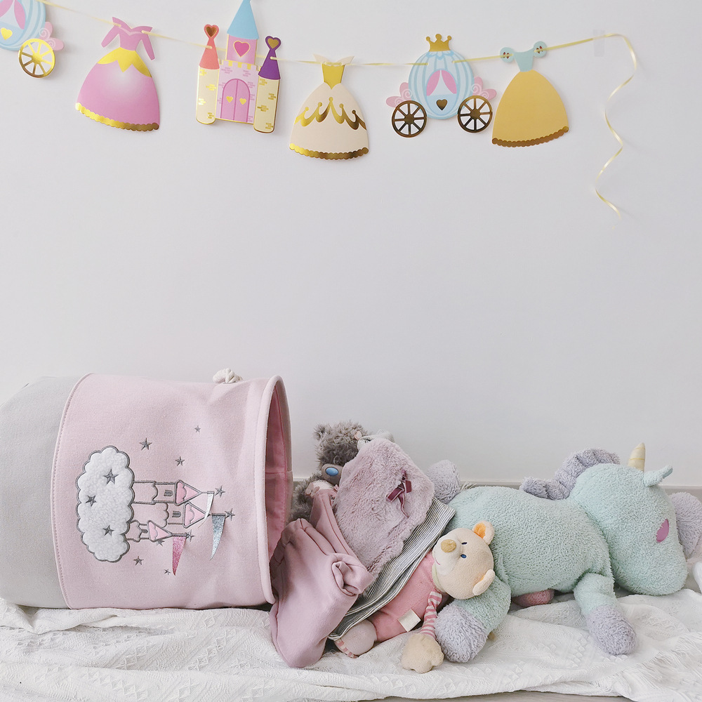 Grand panier à linge rose, pan - Kids Toys Clearance avis et prix