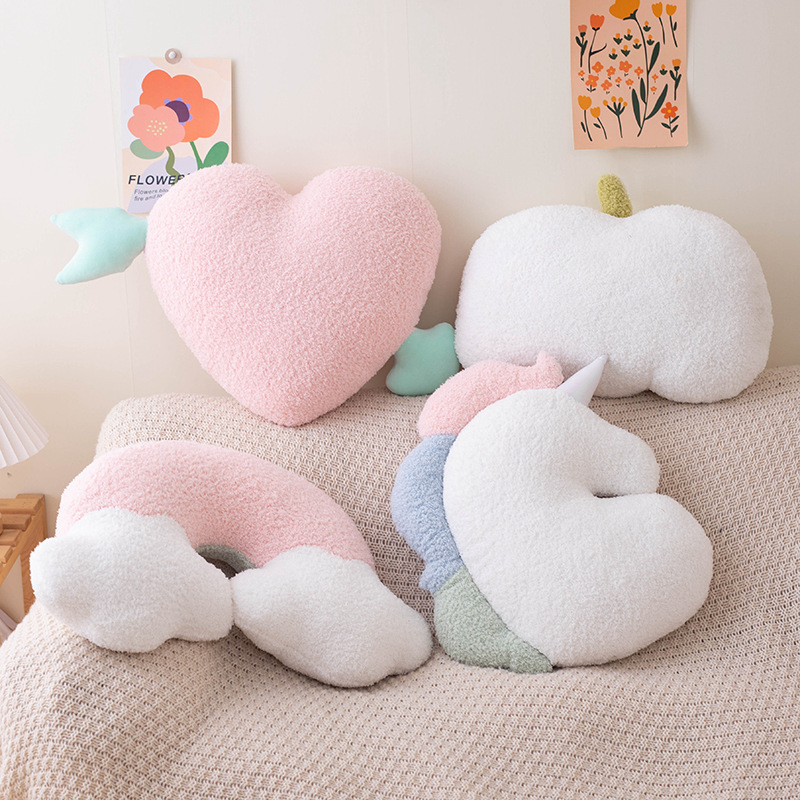 Oreiller en peluche doux en po - Unicorn Stuffed Toy avis et prix