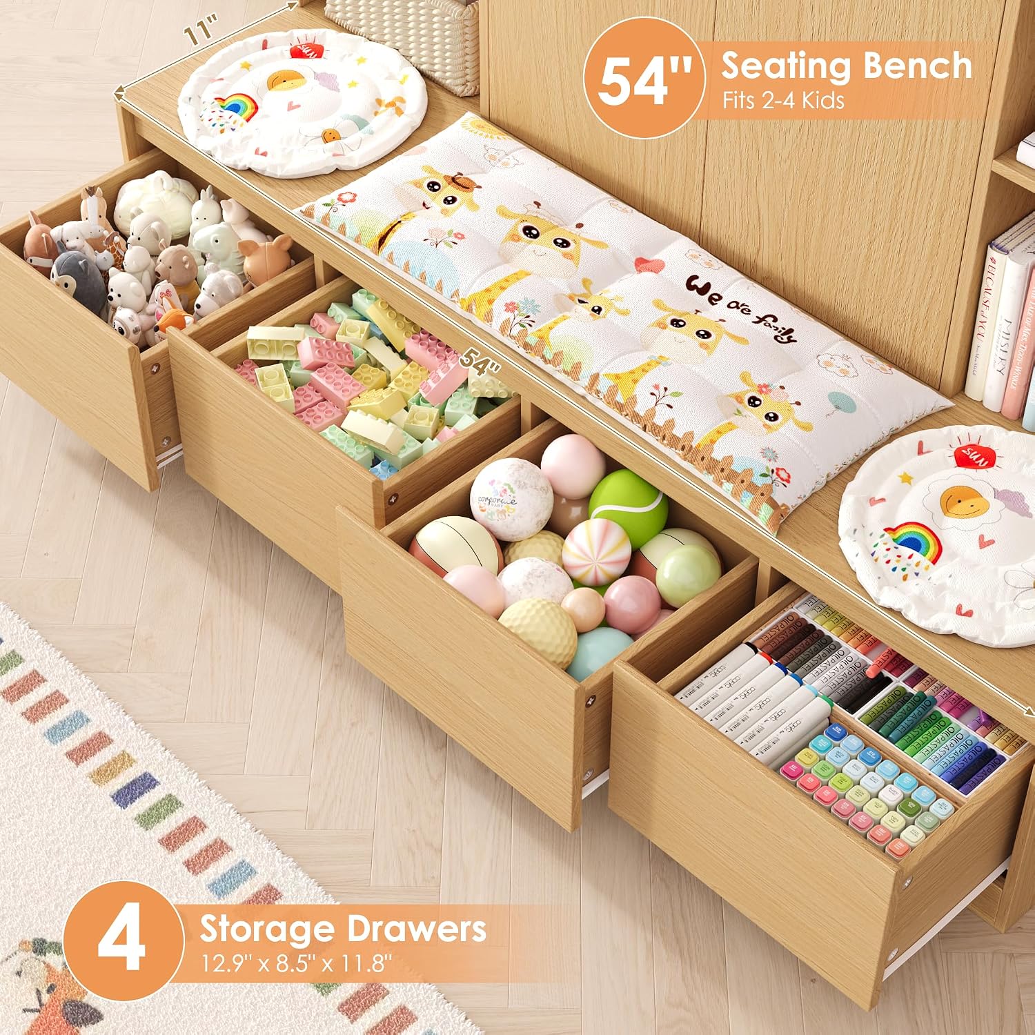 Étagère de rangement pour enfa - Kids Toys Drawers avis et prix