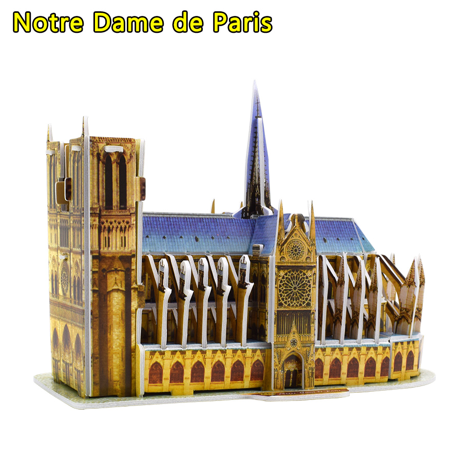 Puzzle 3D d'église Notre Dame  - Kids Toys Paris avis et prix