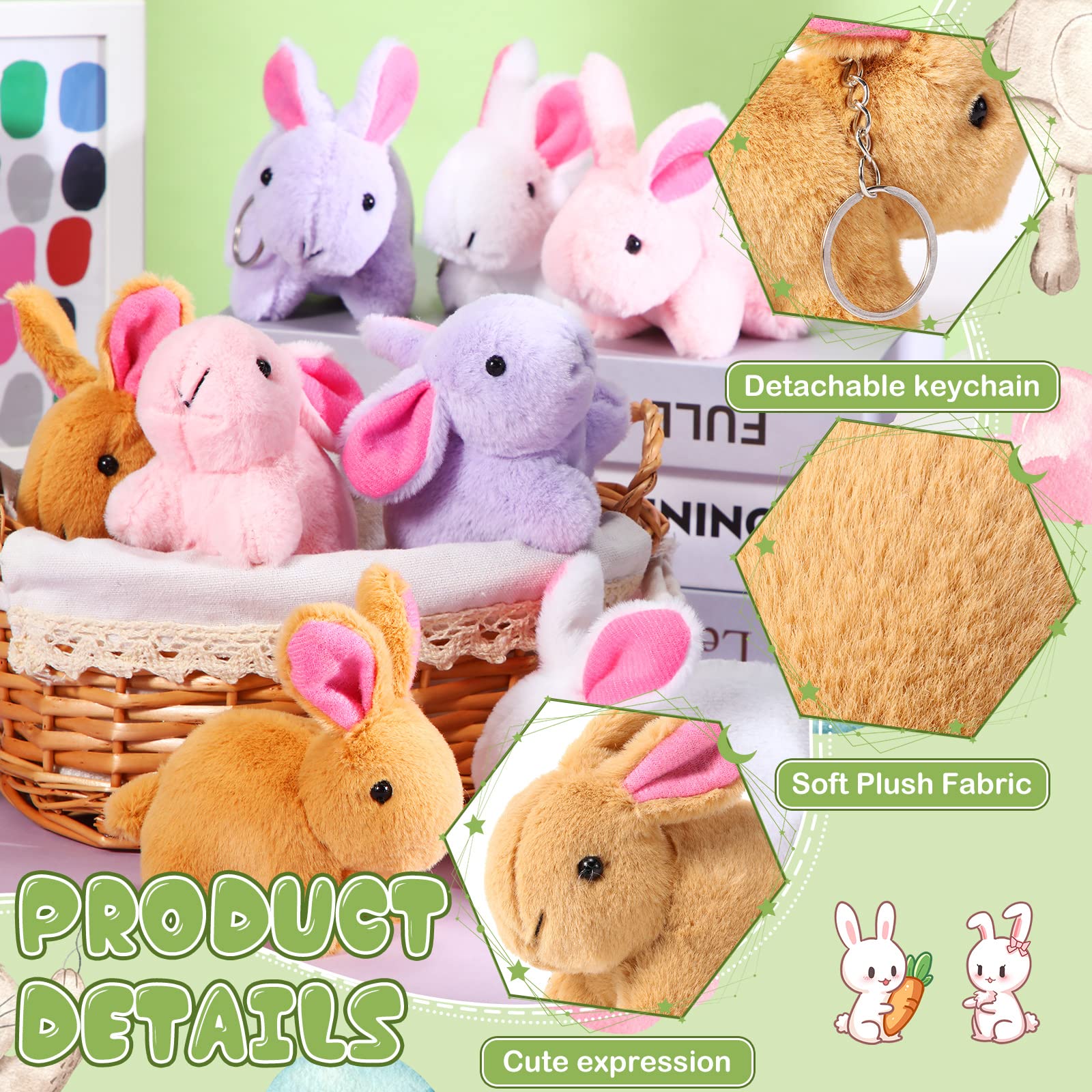 Lot de mini lapins en peluche  - Unicorn Stuffed Toy avis et prix