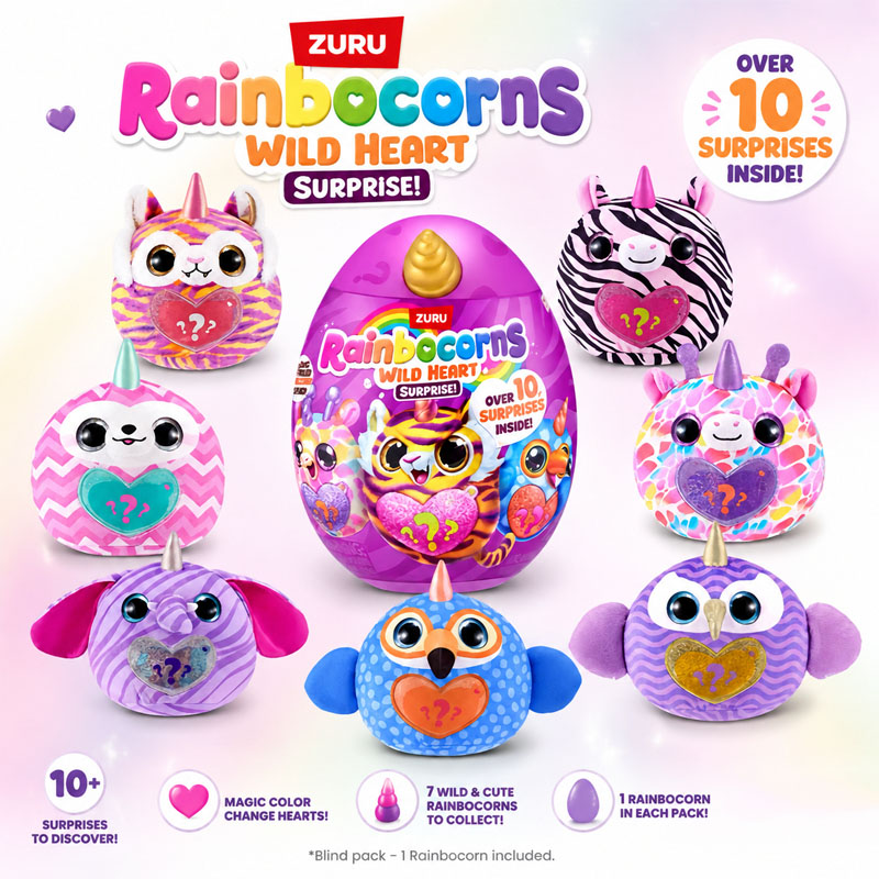 ZURU Rainocorns Wild Heart Sur - Unicorn Stuffed Toy avis et prix